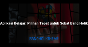 Aplikasi Belajar: Pilihan Tepat untuk Sobat Bang Holik